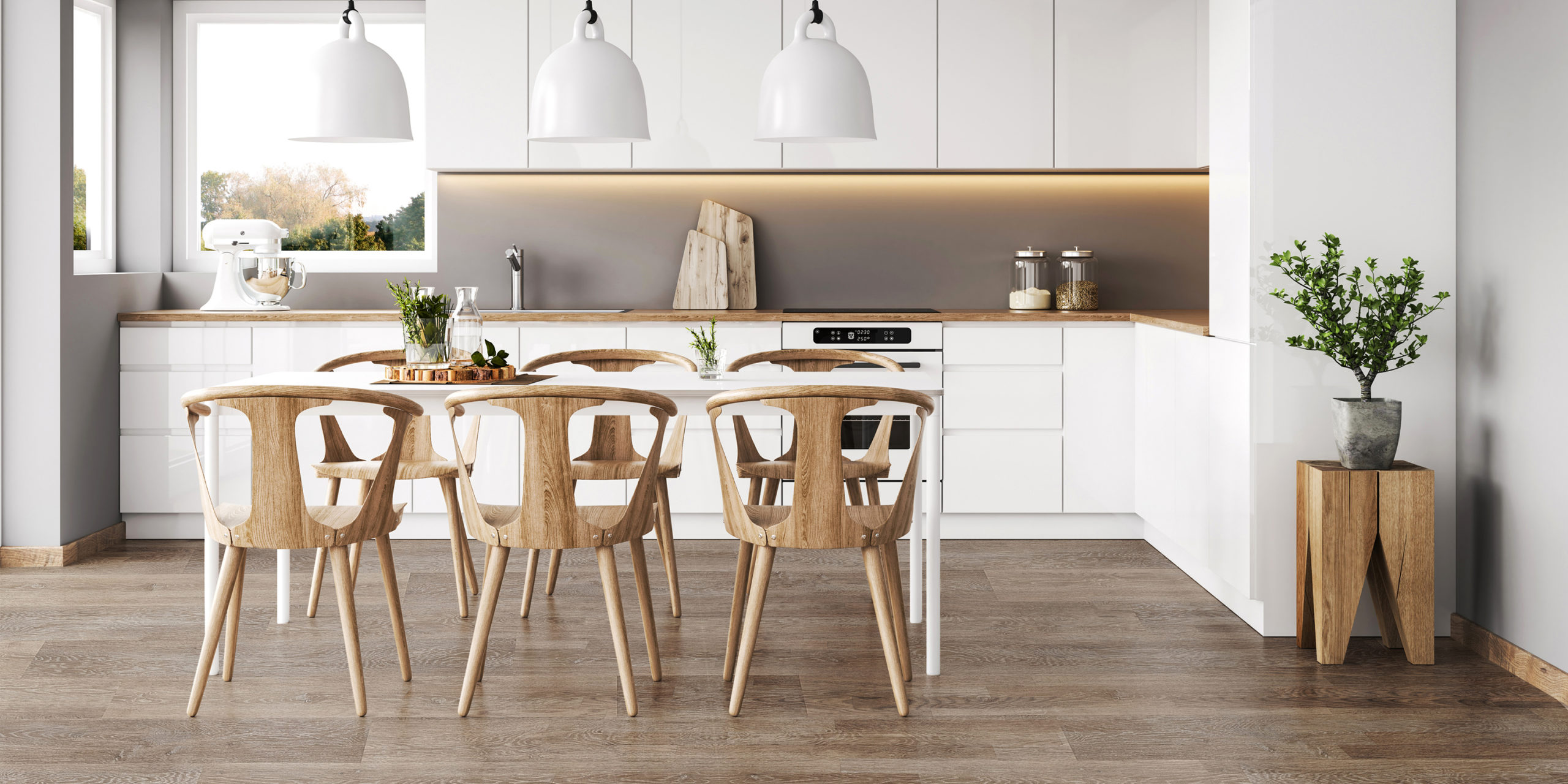 Example Kitchen from 2020 Summer Flooring Trend